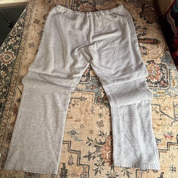 Vintage Y2k Tommy Girl Flare Sweatpants Baggy Gray Comfy Bottoms Size Large - Picture 4 of 9